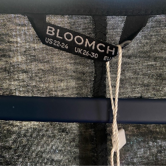 BLOOMCHIC MAXI DRESS SZ 22-24 Olive Green and Black NWT - Picture 5 of 7